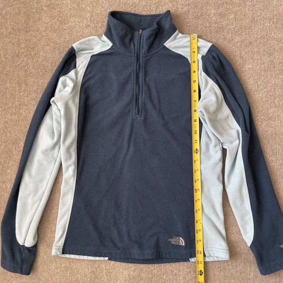 The North Face Jacket Womens Small Blue Fleece Lightweight TKA 100 Microfiber - Picture 8 of 9